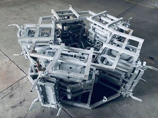 Пластиковые Toolings вентиляторного помещения 6061T6 устанавливая для быстрой продукции ротационное формование